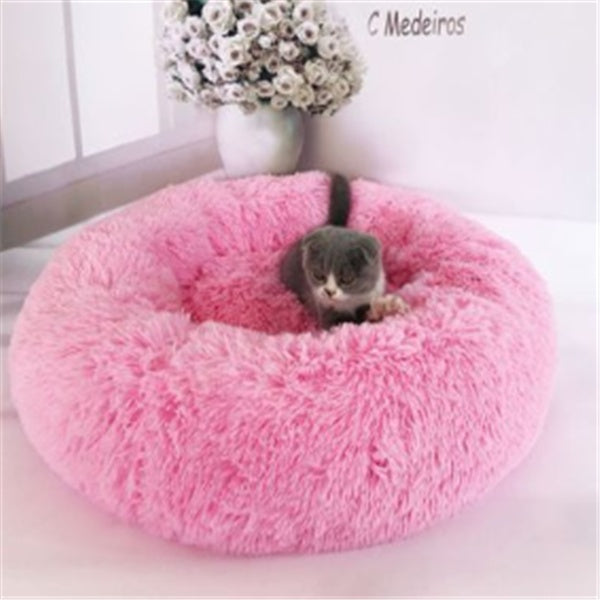 Dog/Cat Round Long Hairy Autumn And Winter Nest Pad Mattress