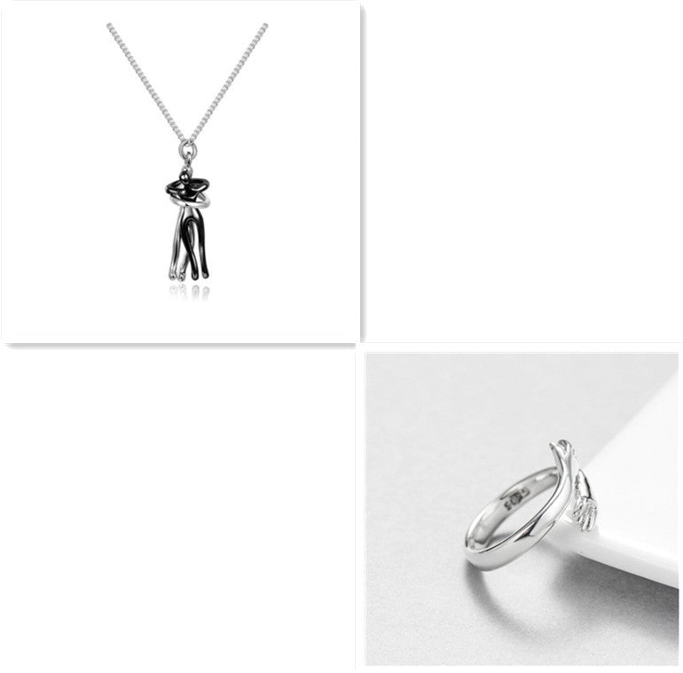 Love Hug Necklace, Unisex Men/Women Couple Jewellery