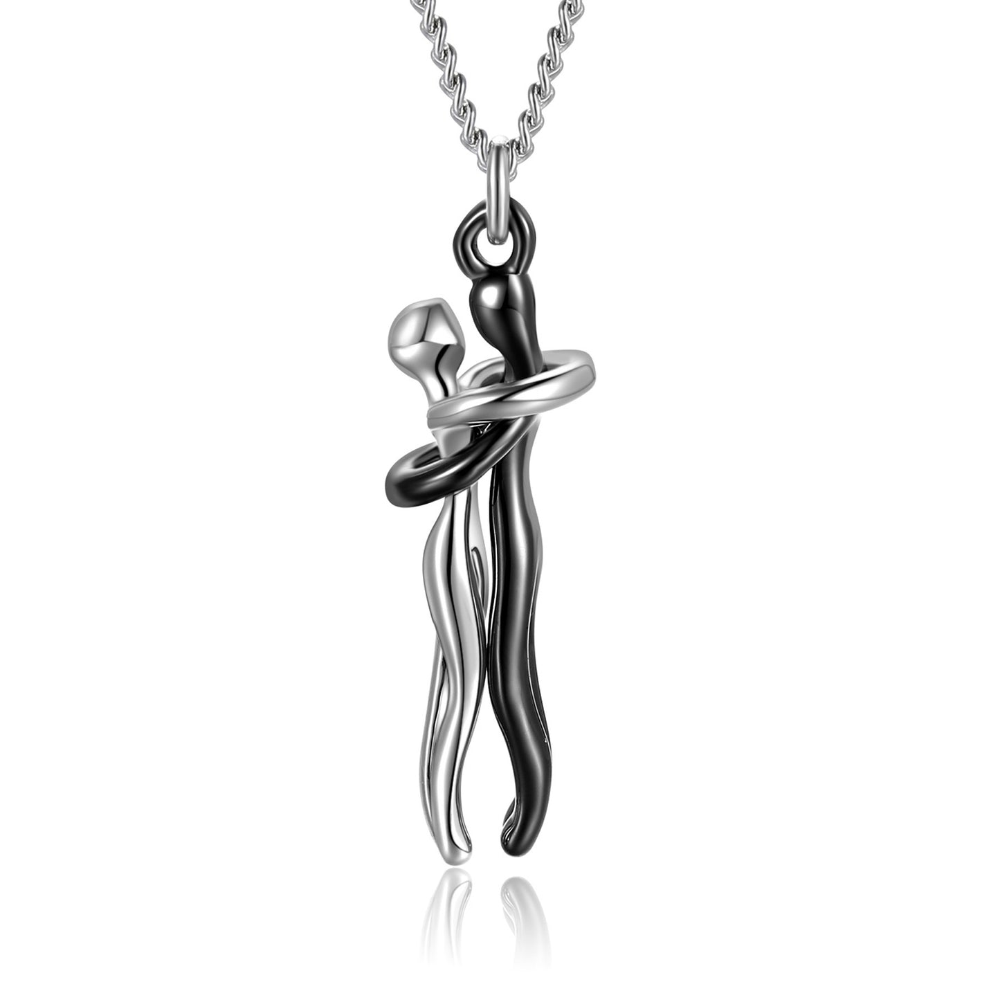 Love Hug Necklace, Unisex Men/Women Couple Jewellery