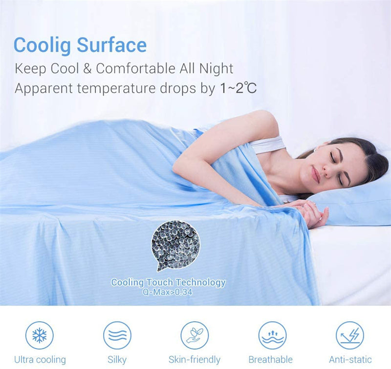 Cooling Blanket , Absorb Heat Washable Cover Over Blankets