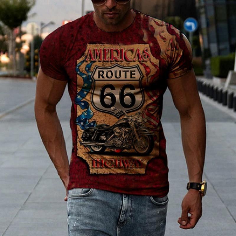 Retro Short Sleeve Men, Oversize Clothes, Summer T-shirt