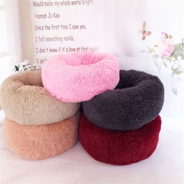 Dog/Cat Round Long Hairy Autumn And Winter Nest Pad Mattress