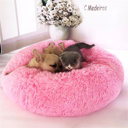 Dog/Cat Round Long Hairy Autumn And Winter Nest Pad Mattress