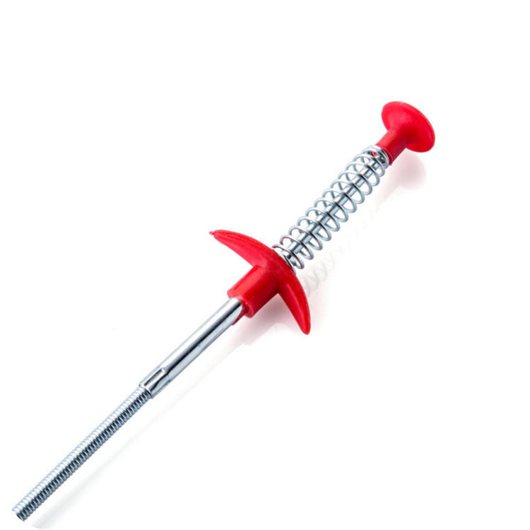 60CM Sewer Dredger Spring Pipe , Household Hair Cleaner
