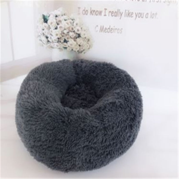 Dog/Cat Round Long Hairy Autumn And Winter Nest Pad Mattress