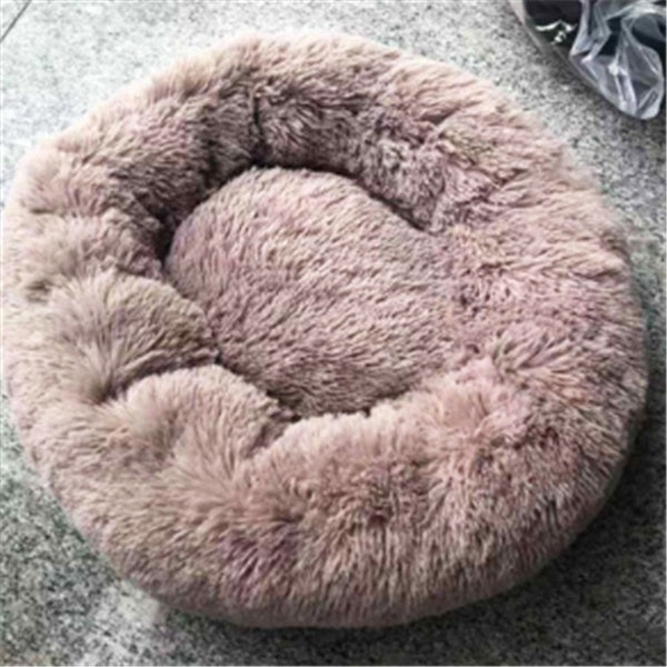 Dog/Cat Round Long Hairy Autumn And Winter Nest Pad Mattress