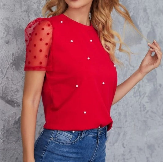 Women's Fashion Short Sleeveless Top
