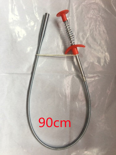 60CM Sewer Dredger Spring Pipe , Household Hair Cleaner