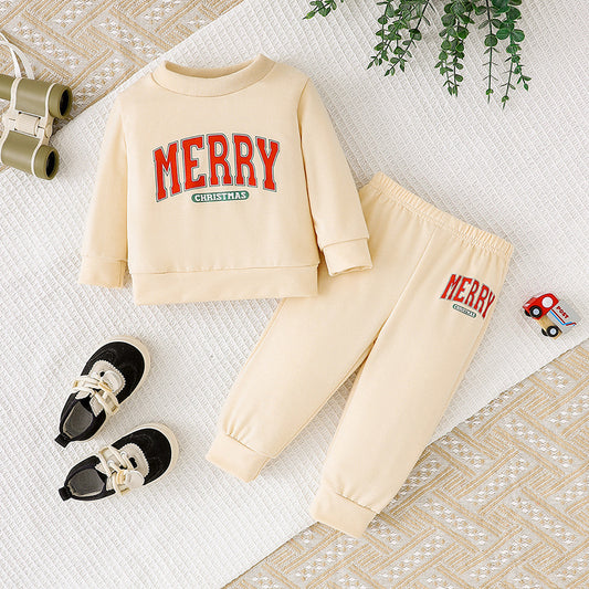 Baby Girls 2Pcs Christmas Outfits